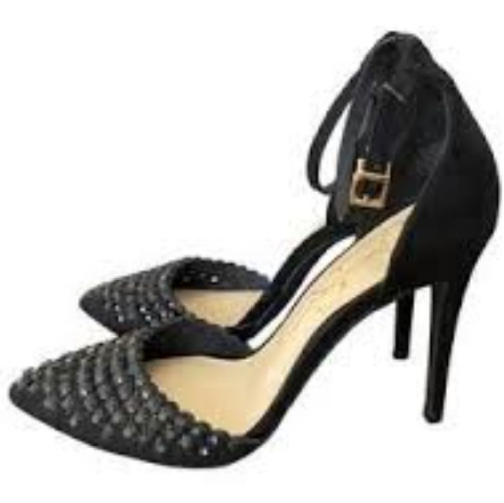 Jessica Simpson Beaded Sexy Black Heels